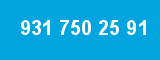 931 750 25 91